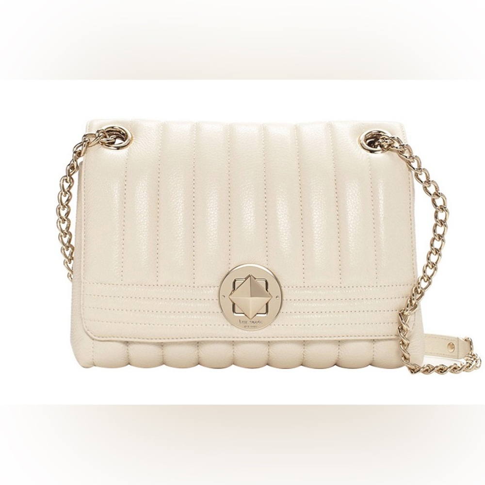 Kate Spade Gold Coast Evangeline Clotted Cream # WKRU1933 Pre Loved